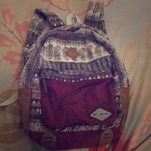 Billabong Paisley Red Backpack
